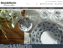 Tablet Screenshot of beck-and-martin.com.ar